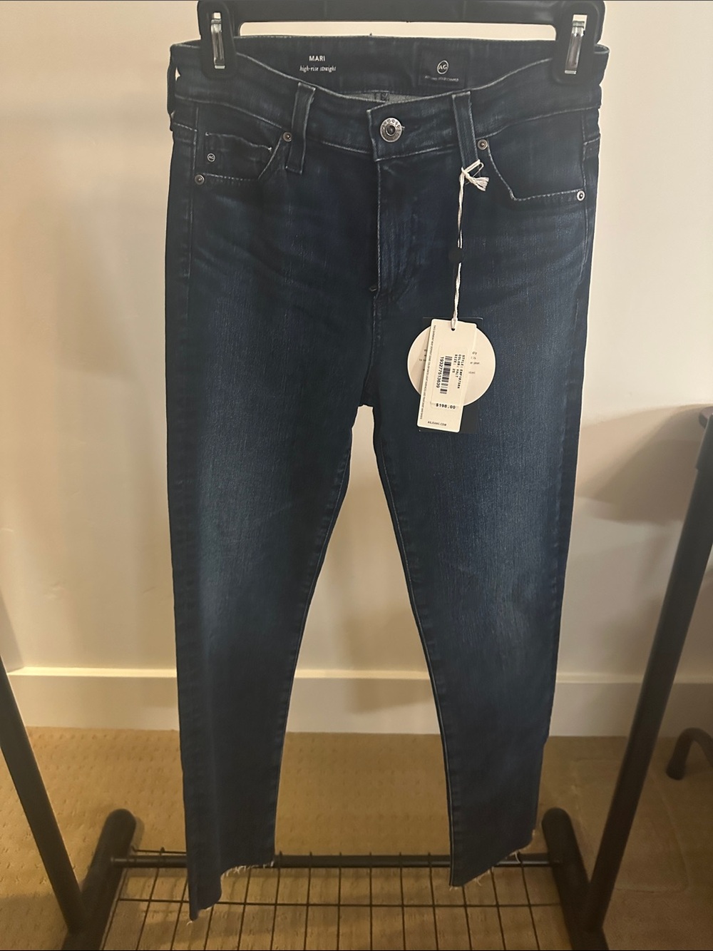 Mari Dark Indigo Skinny Jeans.  New with tags.